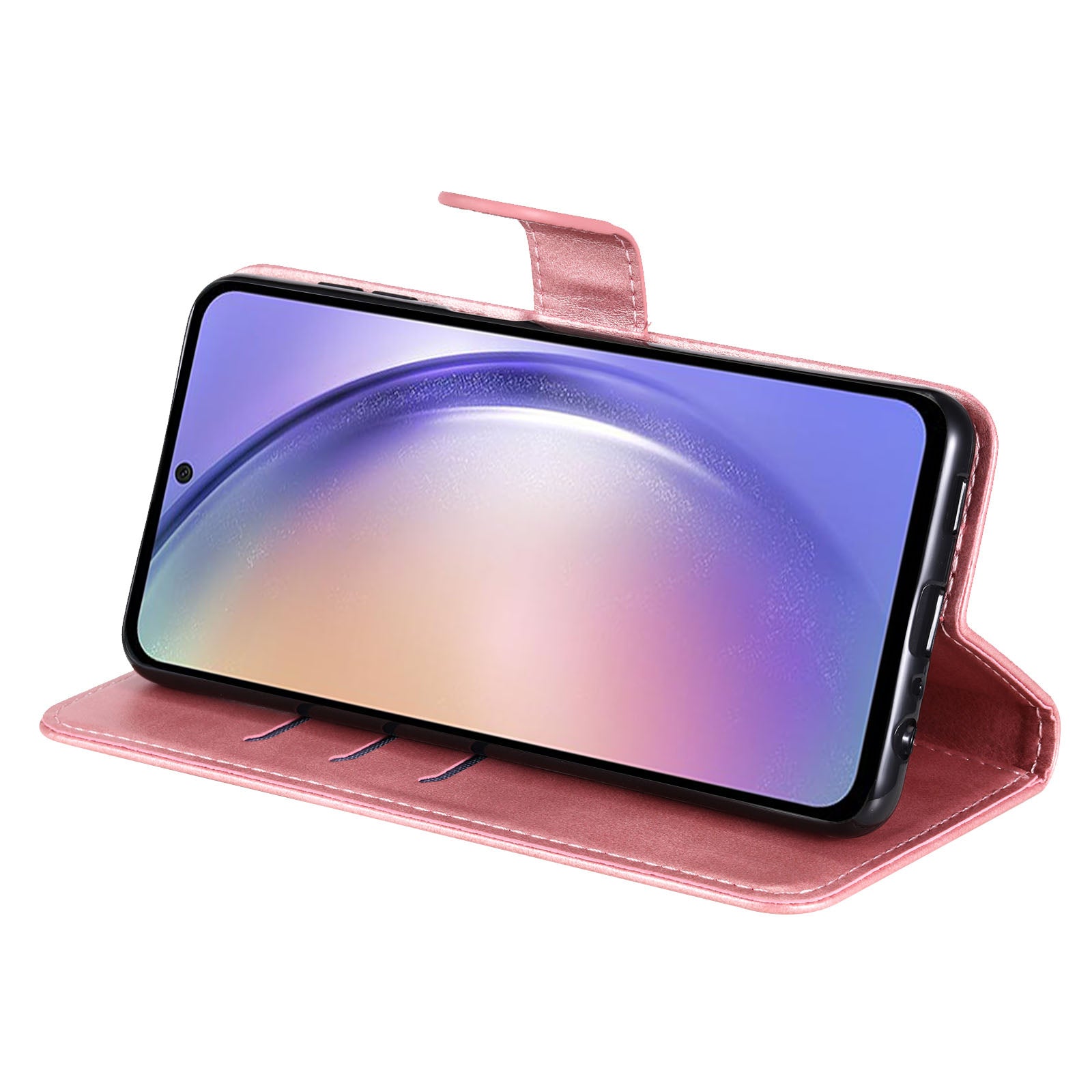 For Samsung Galaxy M54 5G / F54 5G PU Leather Zipper Pocket Phone Case Calf Texture Wallet Stand Cover For Samsung Galaxy M54 5G / F54 5G PU Leather Zipper Pocket Phone Case Calf Texture Wallet Stand Cover